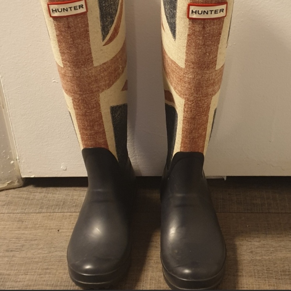 Original HUNTER Limited Ed Union Jack Tall Boots